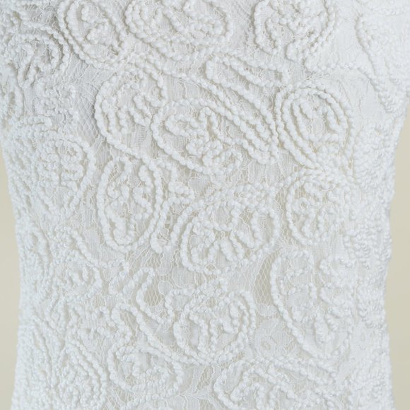 Zara White Textured Mini Dress - Picture 3 of 11